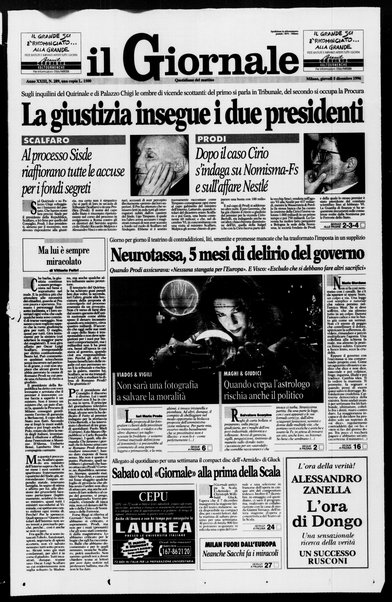 Il giornale : quotidiano del mattino